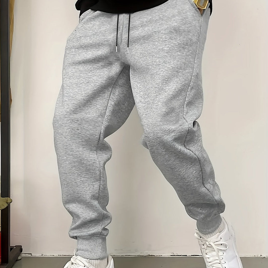 Drawstring Joggers for Men, Relaxed Style