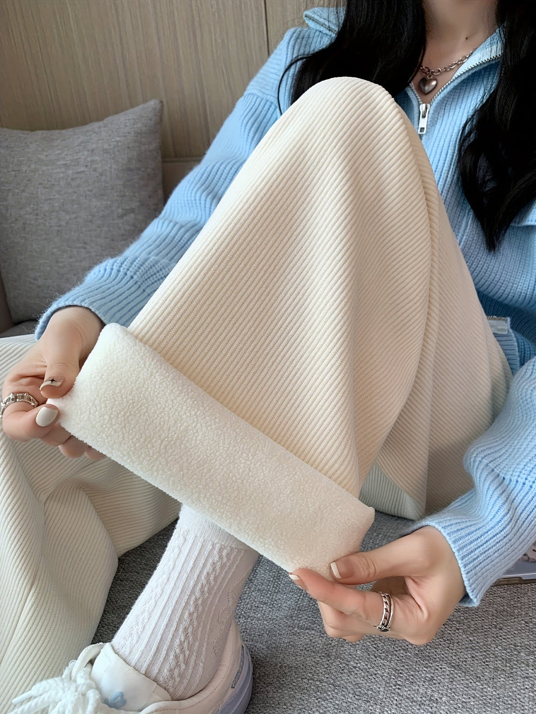 Cozy Wide-Leg Lounge Pants for Women