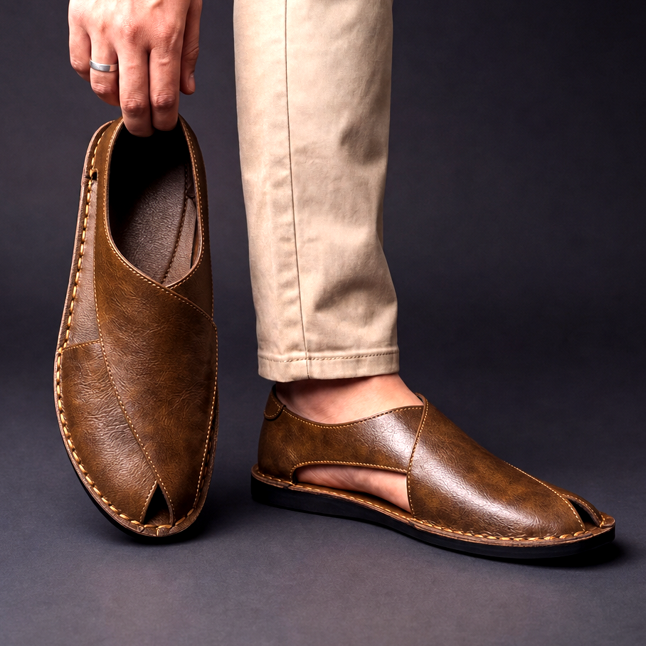 Handcrafted Open-Toe Sandals for Men