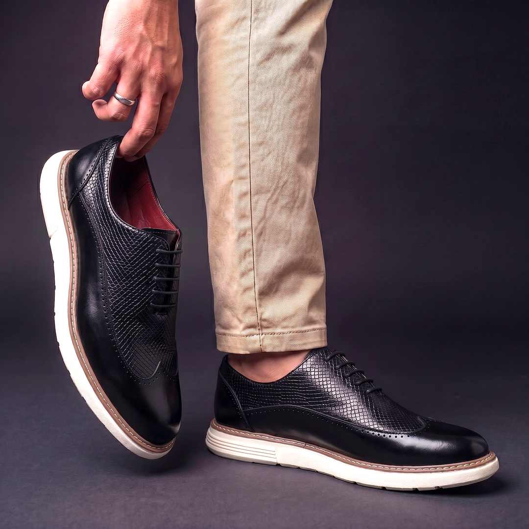 Wingtip Oxfords for Men, Modern Style