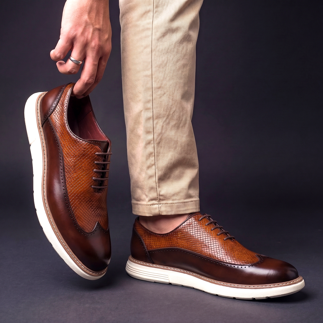 Wingtip Oxfords for Men, Modern Style
