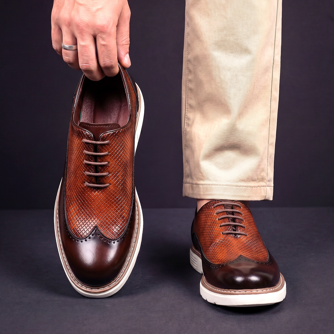 Wingtip Oxfords for Men, Modern Style