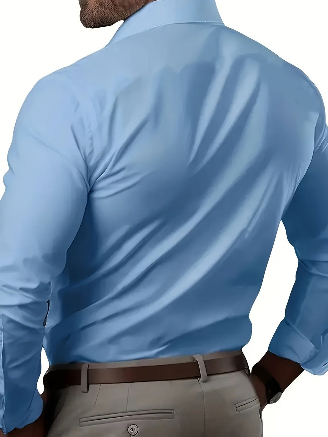 Slim-Fit Dress Shirt for Men, Refined Style