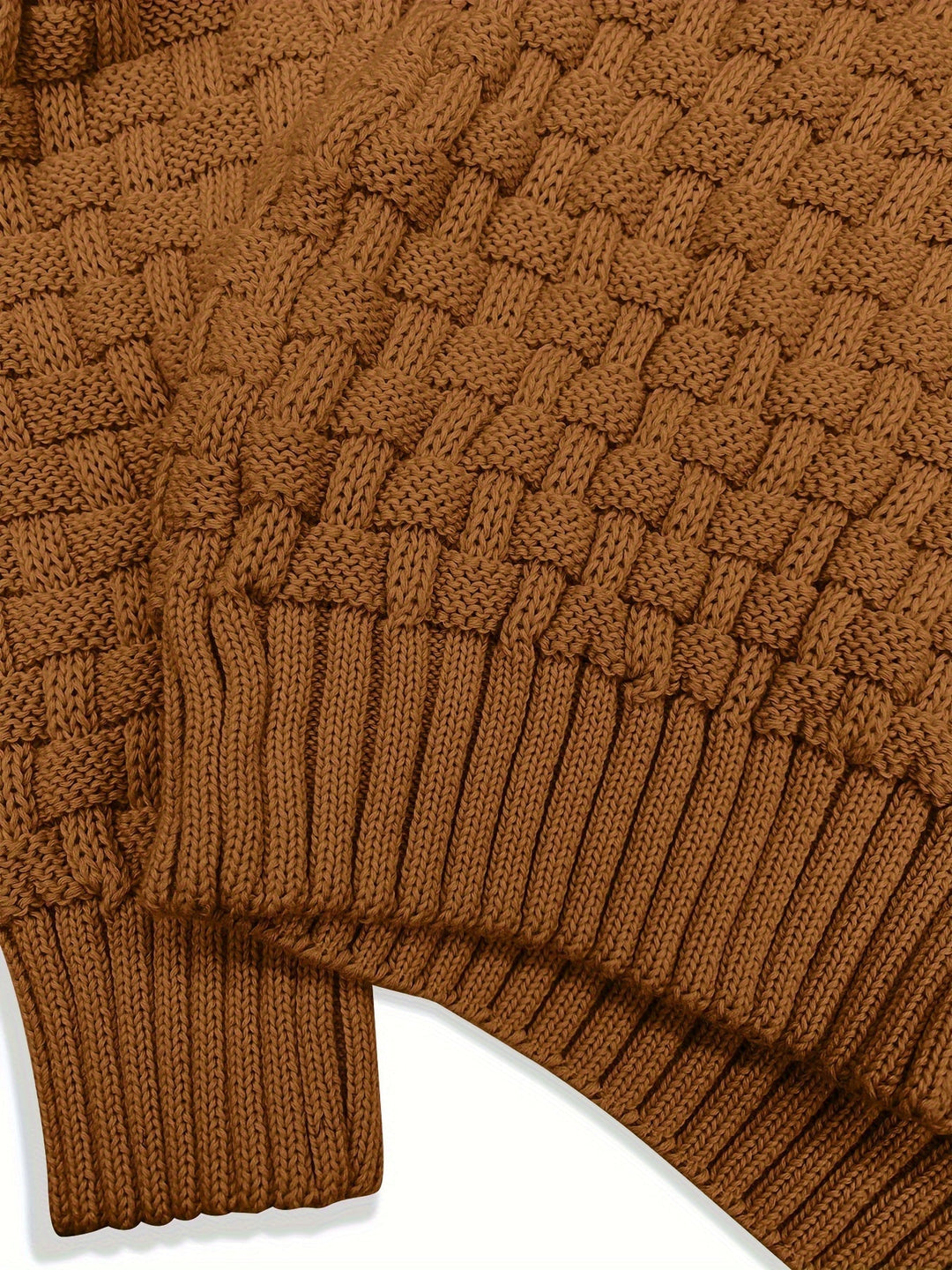 Textured Shawl-Collar Sweater for Men