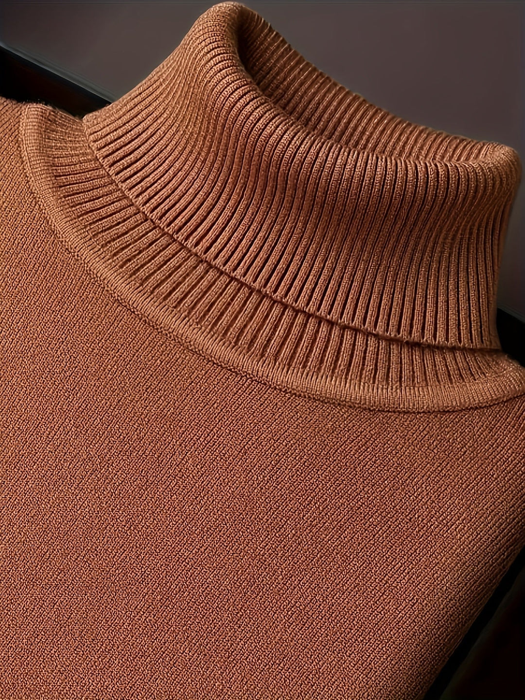Refined High-Neck Sweater for Men