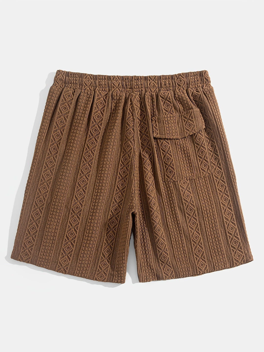 Drawstring Shorts, Men's Textured Fit