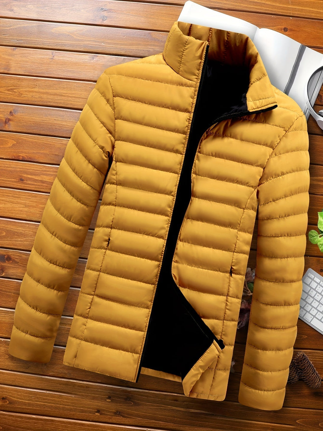 Quilted Jacket for Men, Lightweight Style