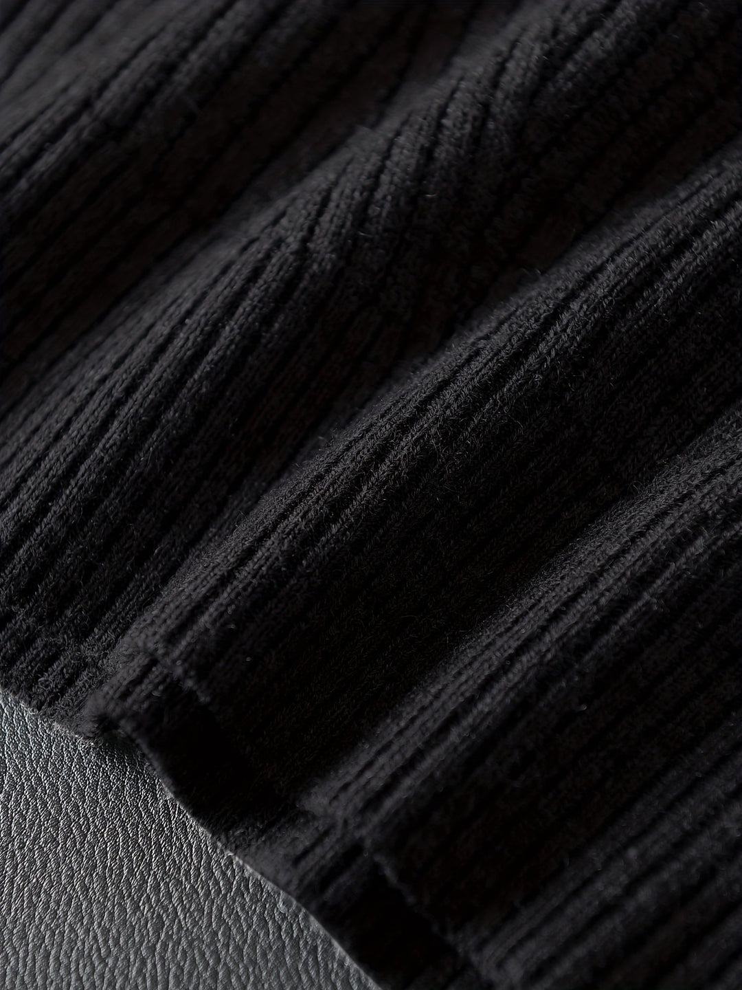 Black Classic V-Neck Sweater Vest for Men
