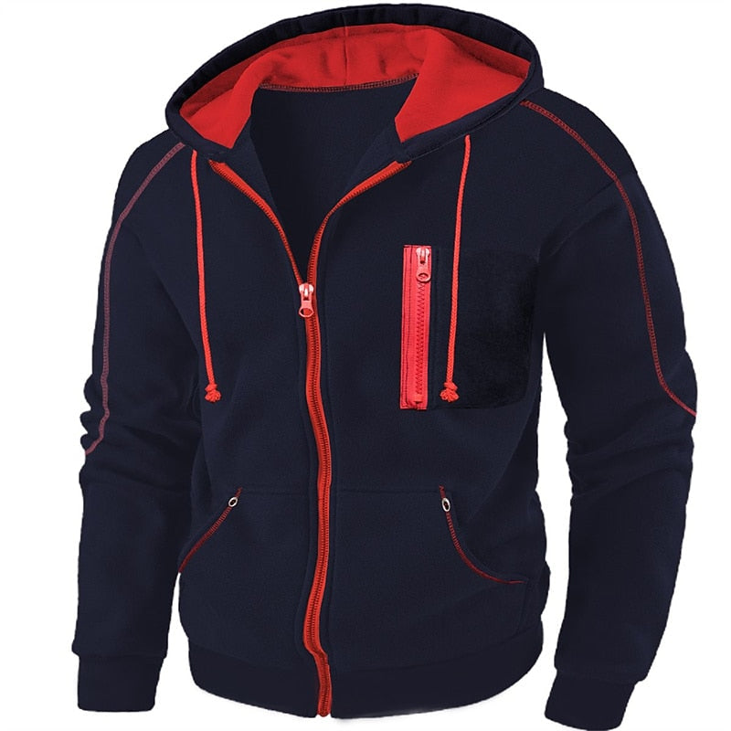 Full-Zip Hooded Jacket for Men
