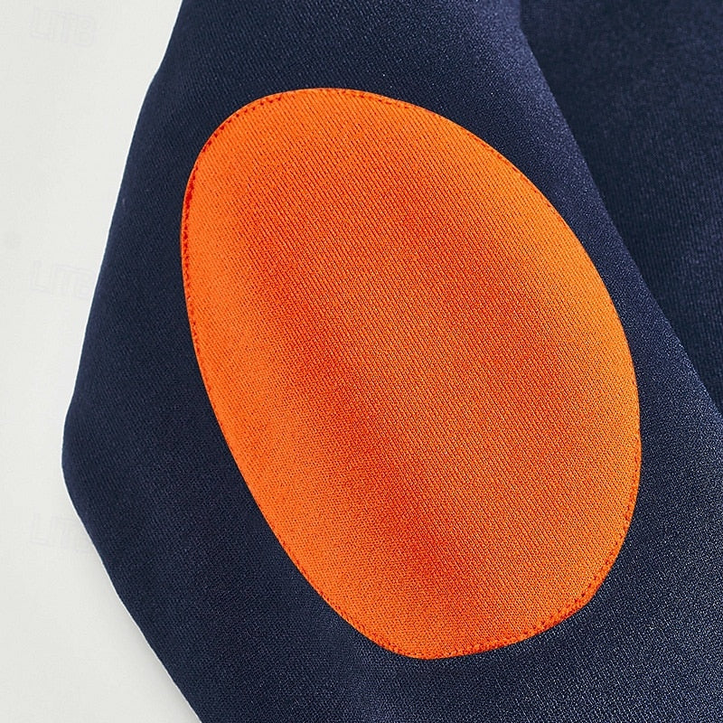 Quarter-Zip Colour Block Pullover for Men
