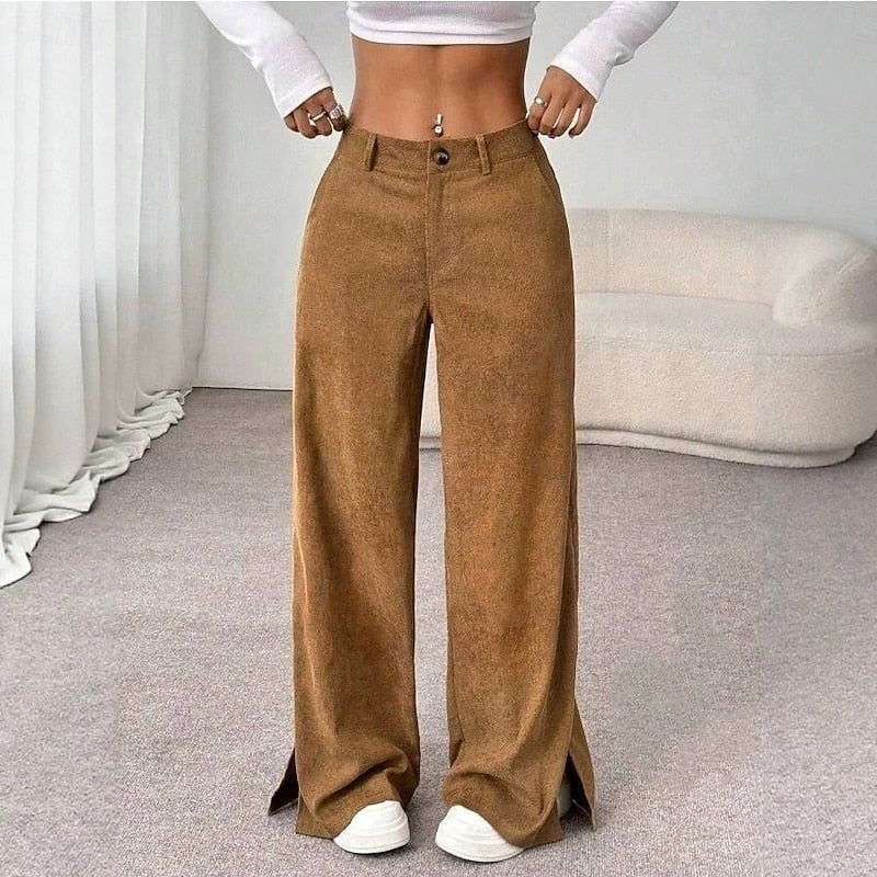 Women's High-Waist Wide-Leg Pants
