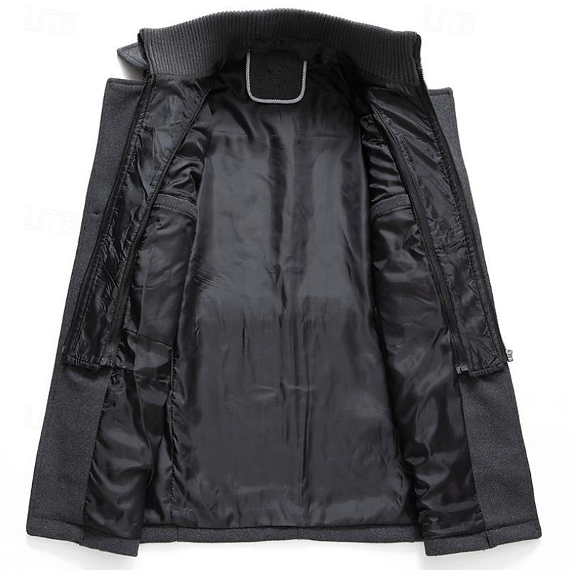 Refined Tailored Overcoat for Men