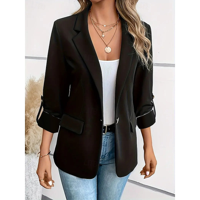Open-Front Blazer, Women's Tailored Fit