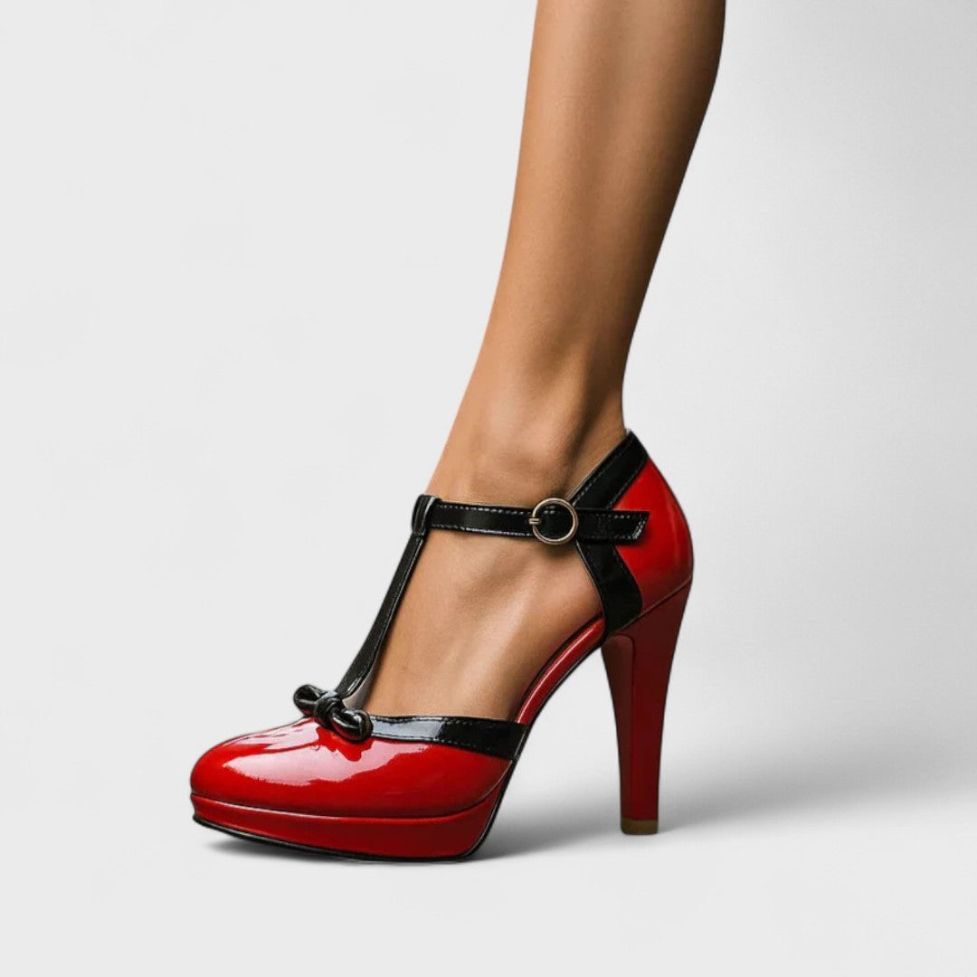 Women's Elegant T-Strap Heels
