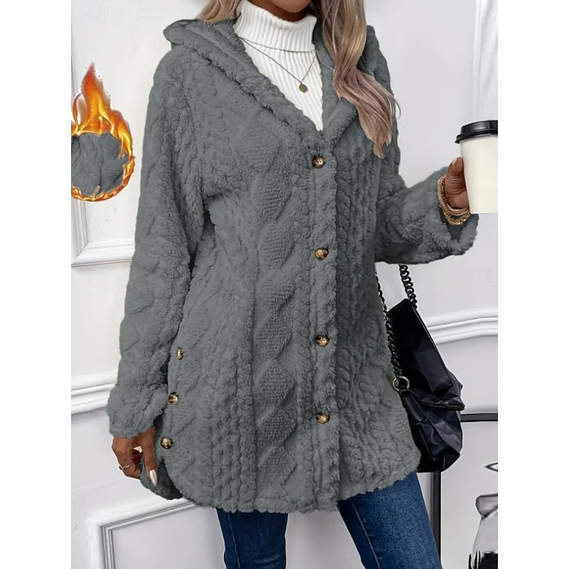 Hooded Jacket, Women's Cozy Fit