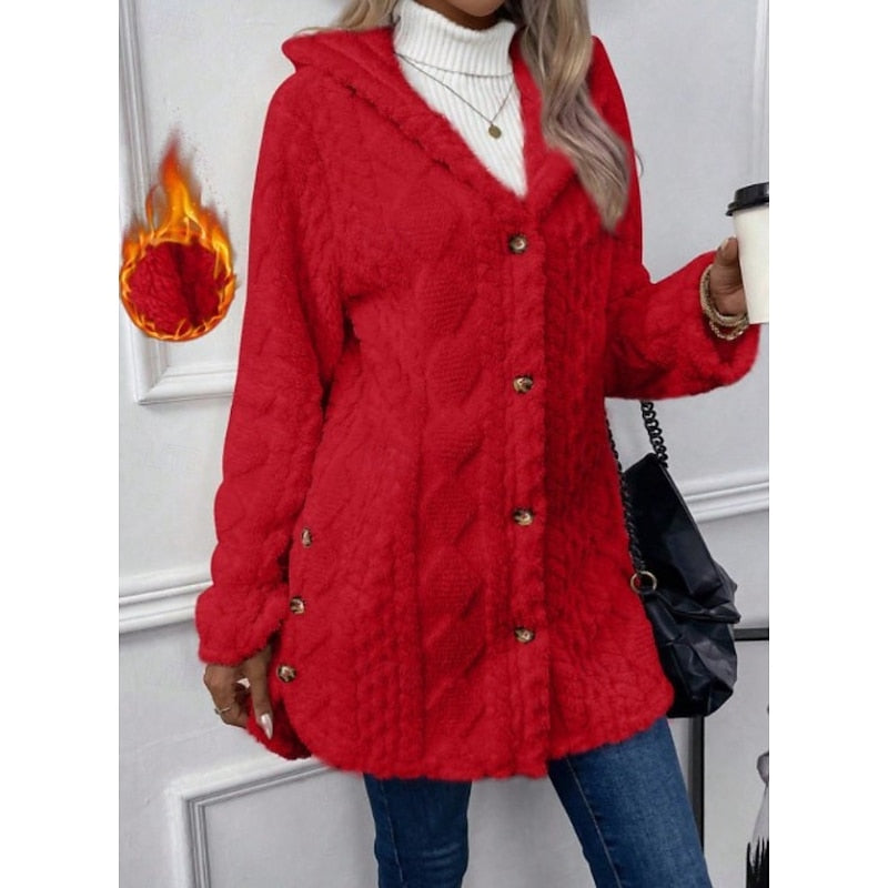 Hooded Jacket, Women's Cozy Fit