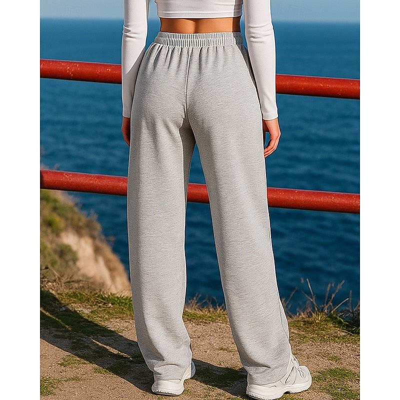 Relaxed Wide-Leg Lounge Pants for Women
