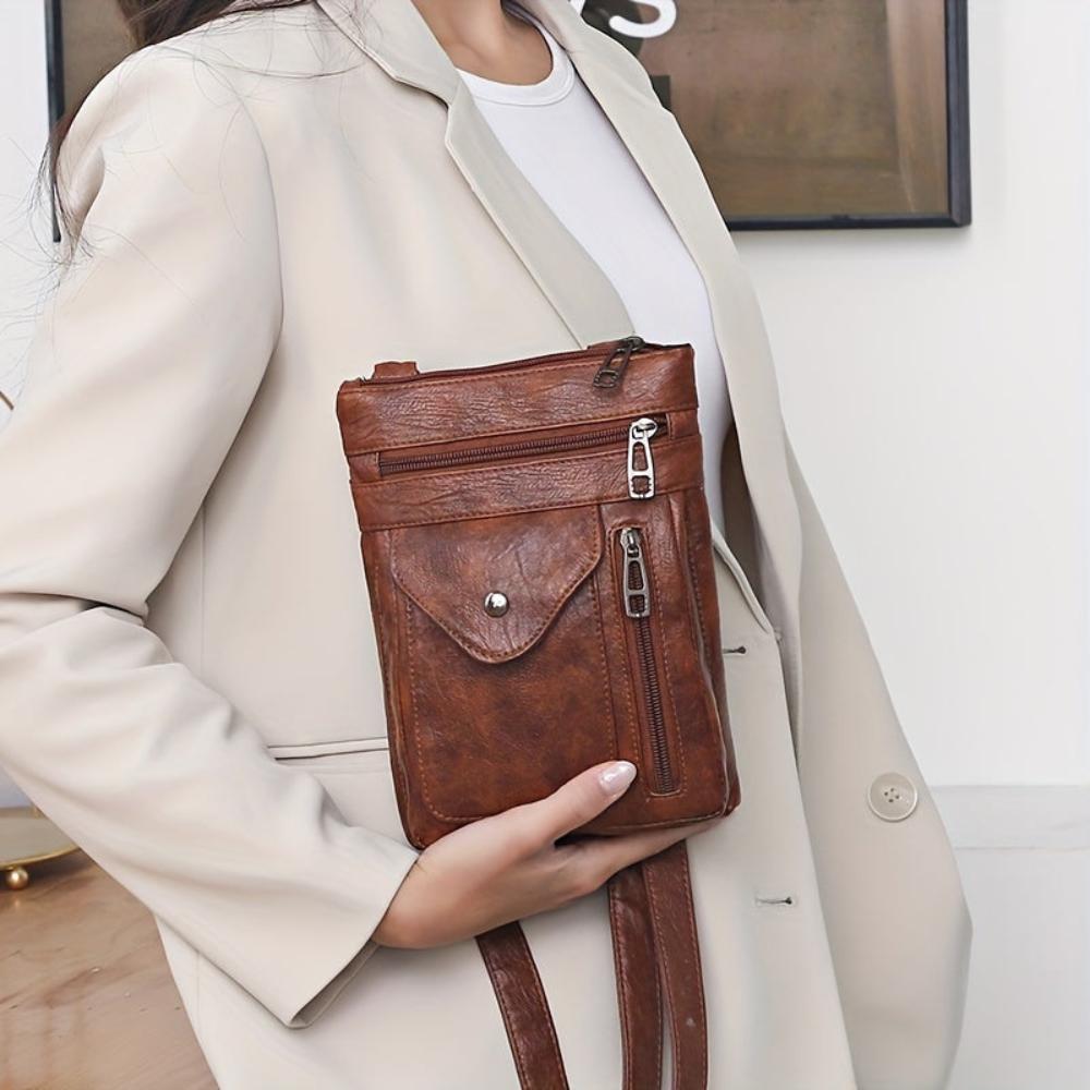 Retro Crossbody Bag, Classic Style