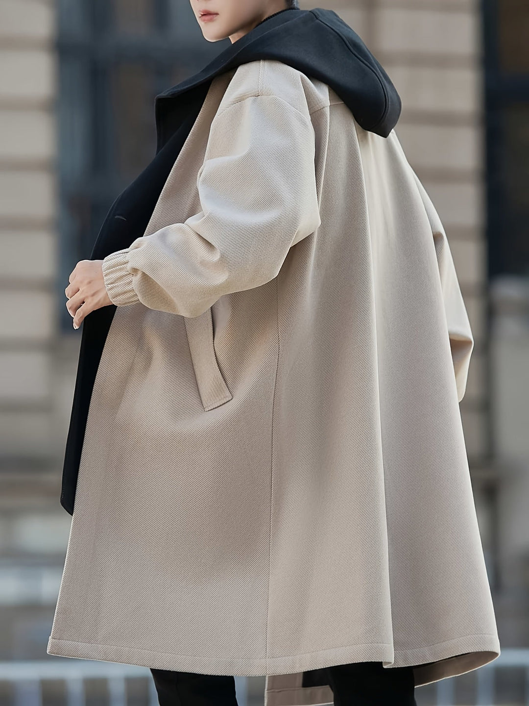 Hooded Longline Coat, Men's Refined Fit
