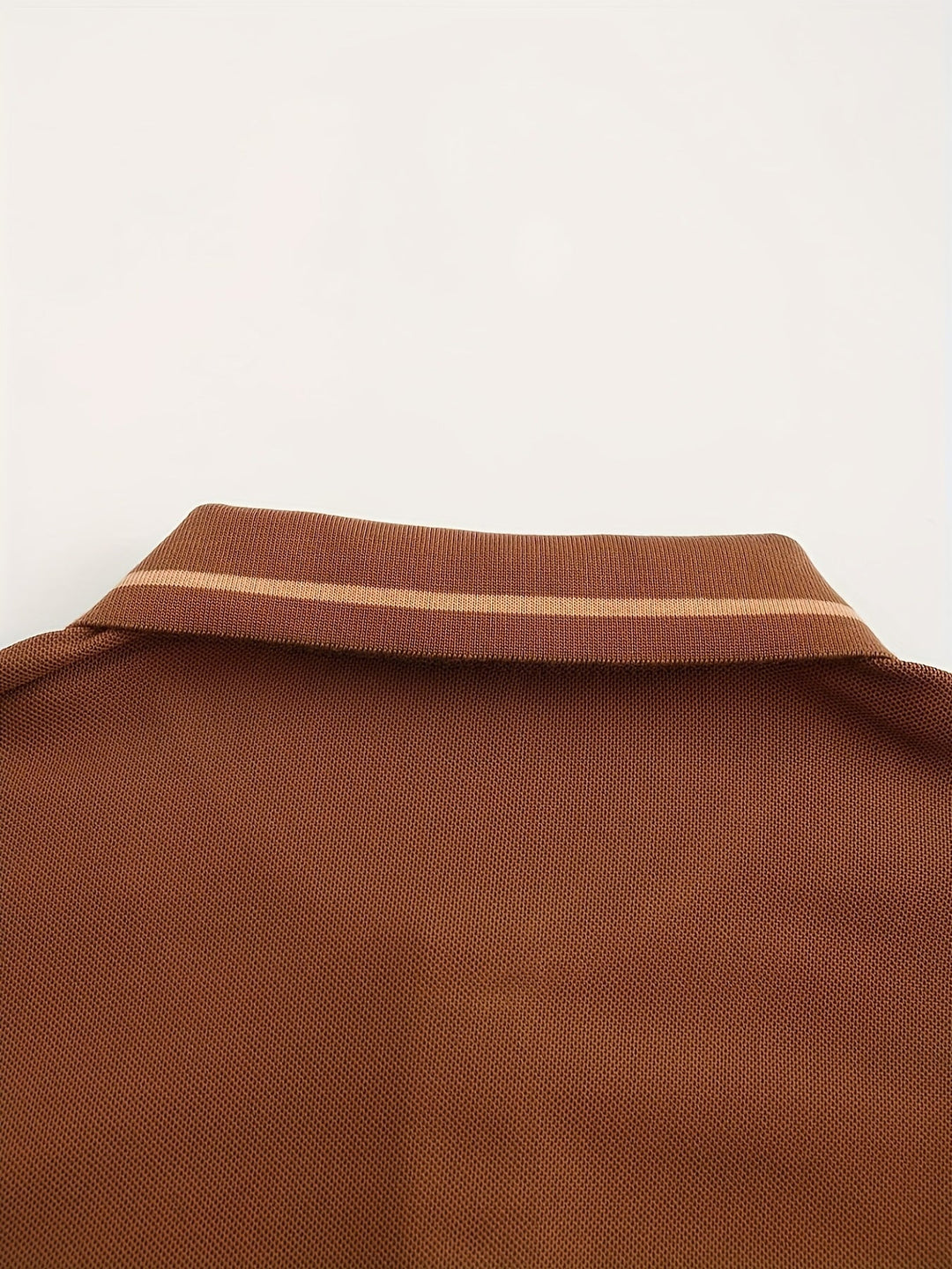 Long-Sleeve Polo Shirt for Men, Refined Style