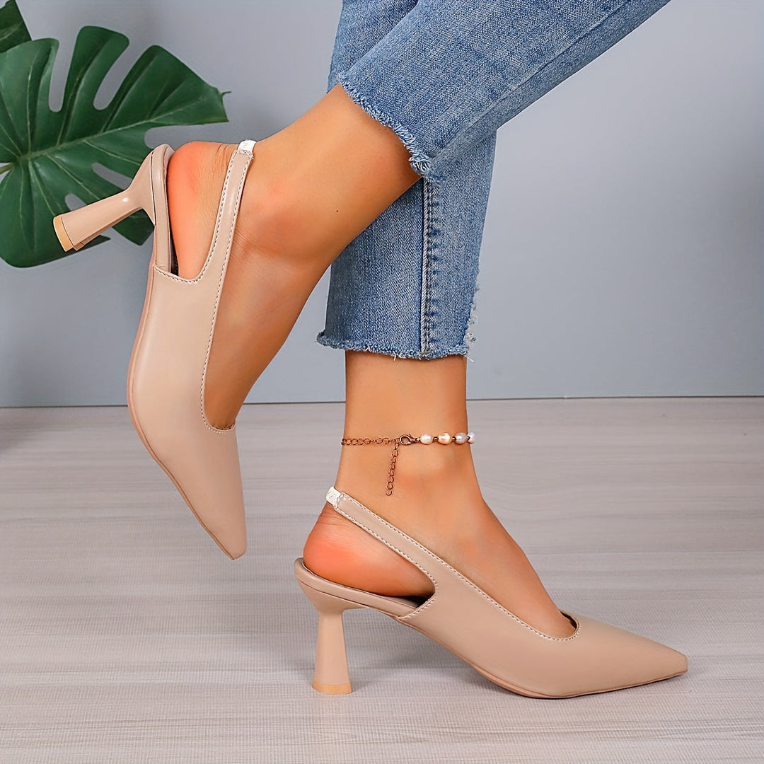 Elegant Slingback Pointed Heels for Women