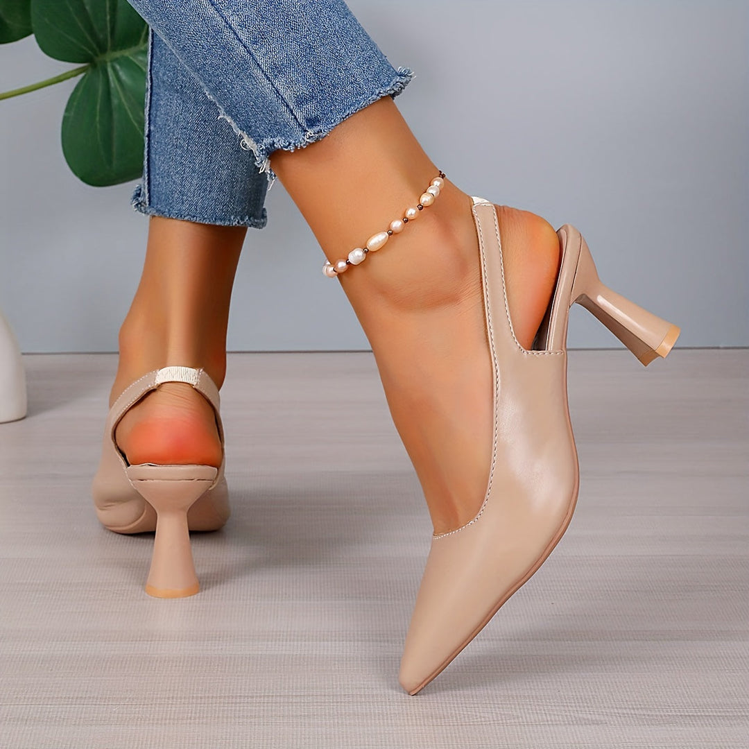 Elegant Slingback Pointed Heels for Women