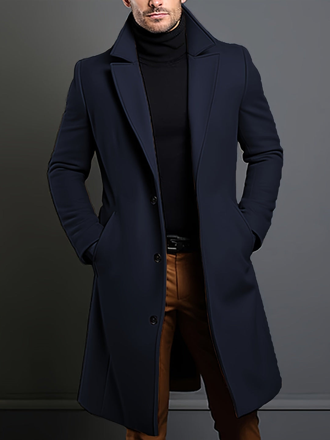 Longline Coat, Men's Tailored Fit