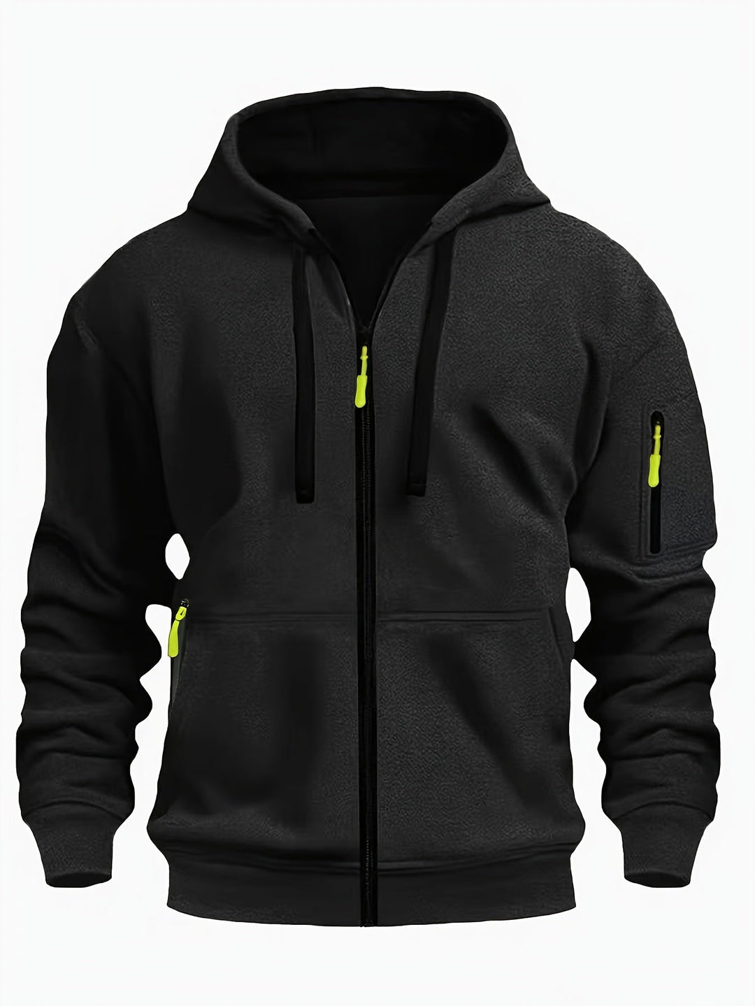 Everyday Zip-Up Hoodie for Men, Plus Size