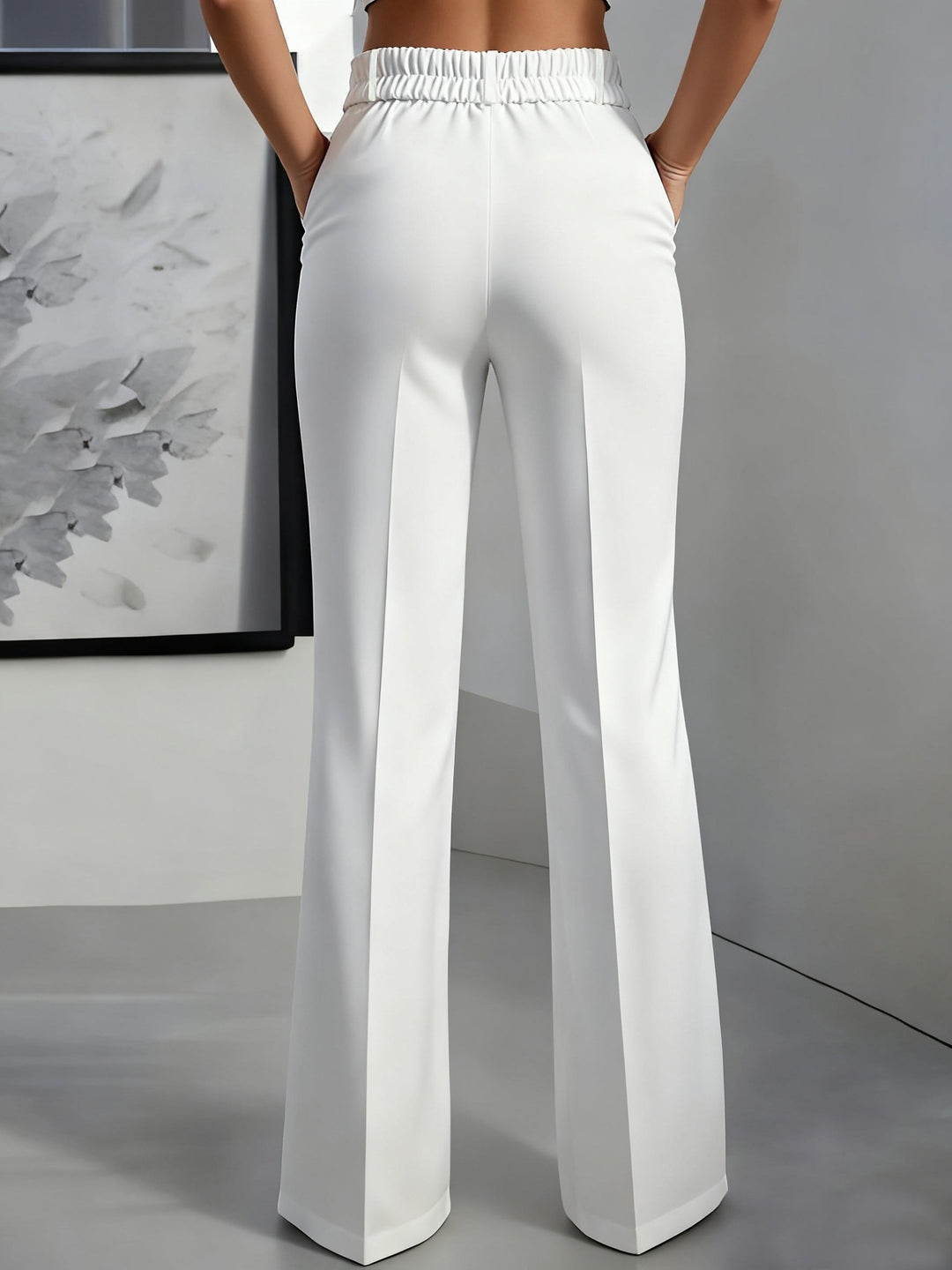 Wide-Leg Trousers for Women, Tailored Style