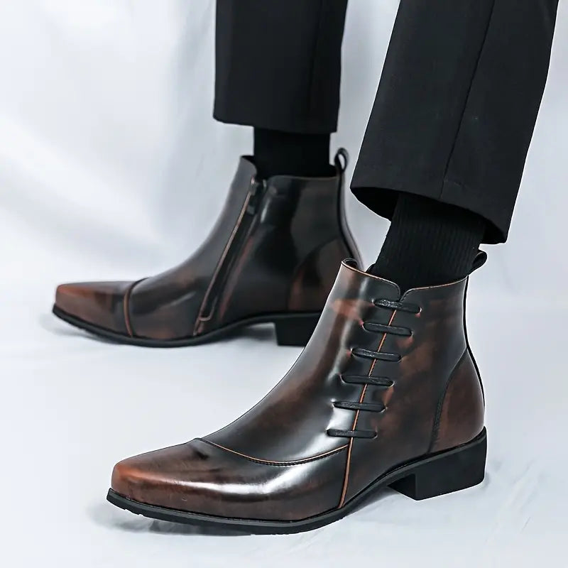 Refined Ankle Boots for Men