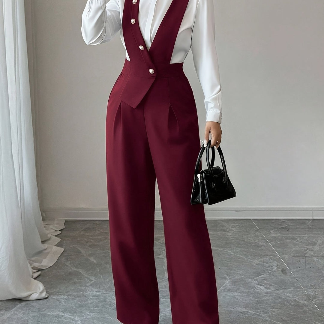 Wide-Leg Jumpsuit, Women's Tailored Fit