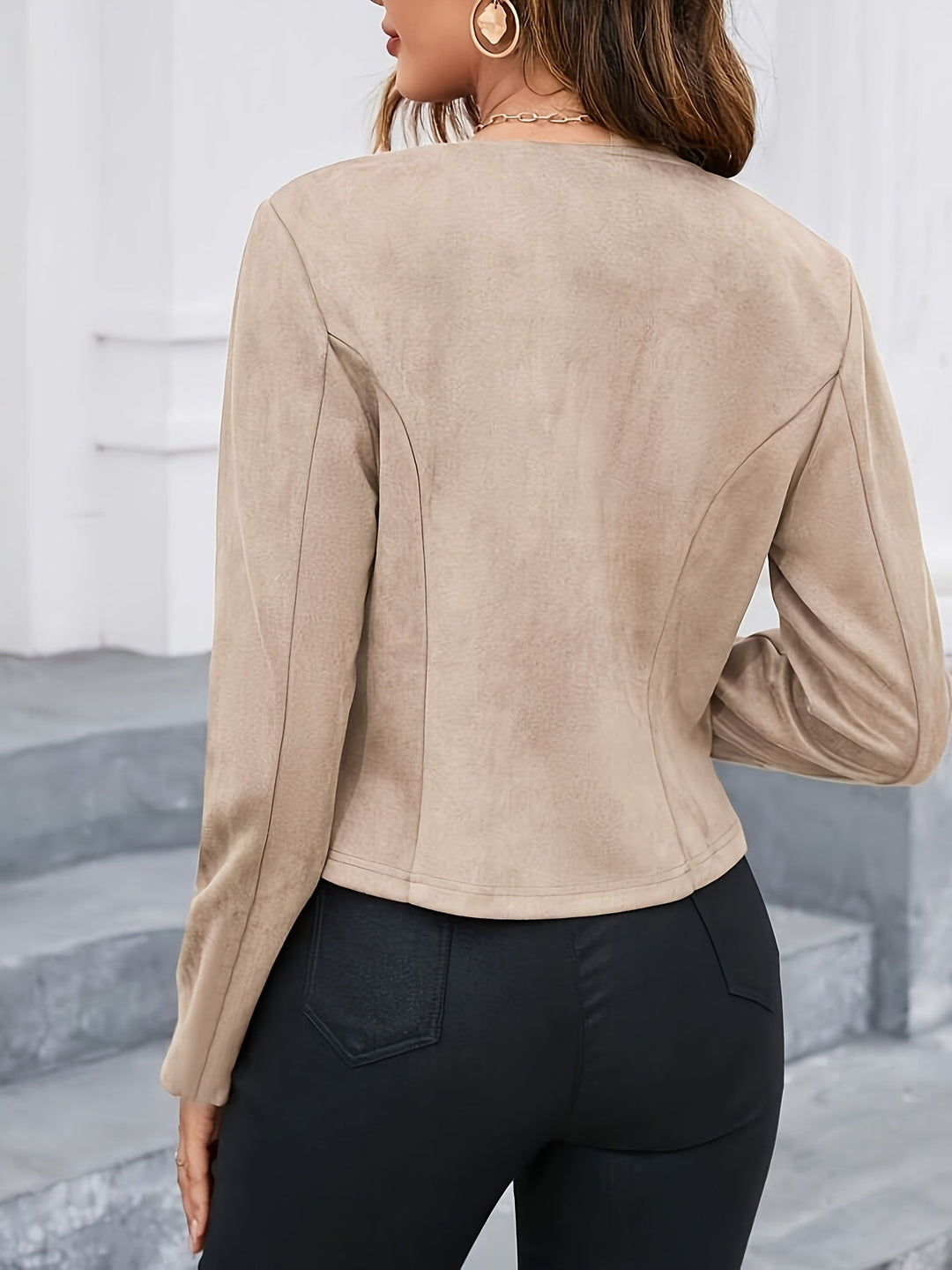 Cropped Jacket, Women's Refined Fit