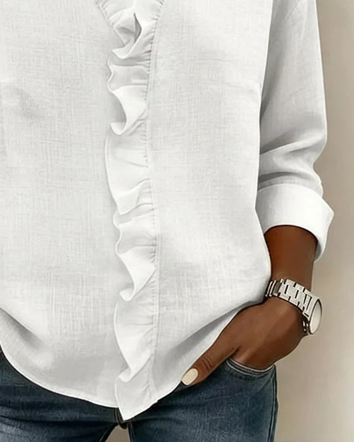 Ladies Lightweight V-Neck Blouse