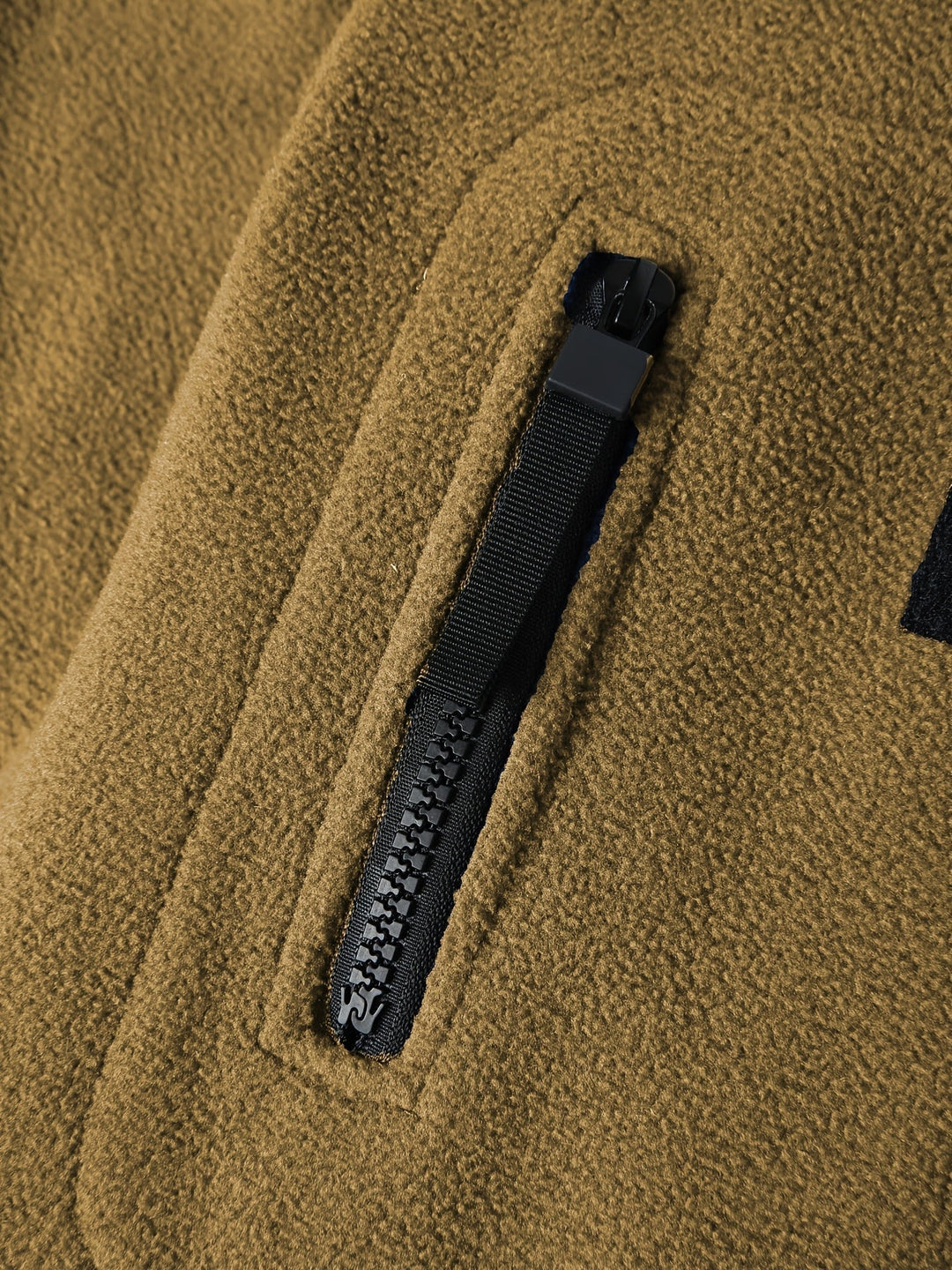 Rugged Hooded Zip Jacket for Men, Plus Size
