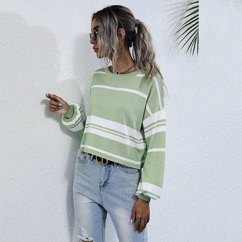 Women's Knit Sweater – Light Green