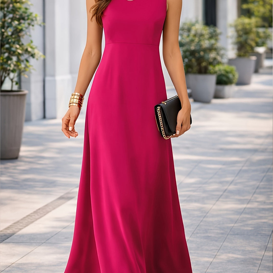 Sleeveless Flowing Maxi Dress for Women