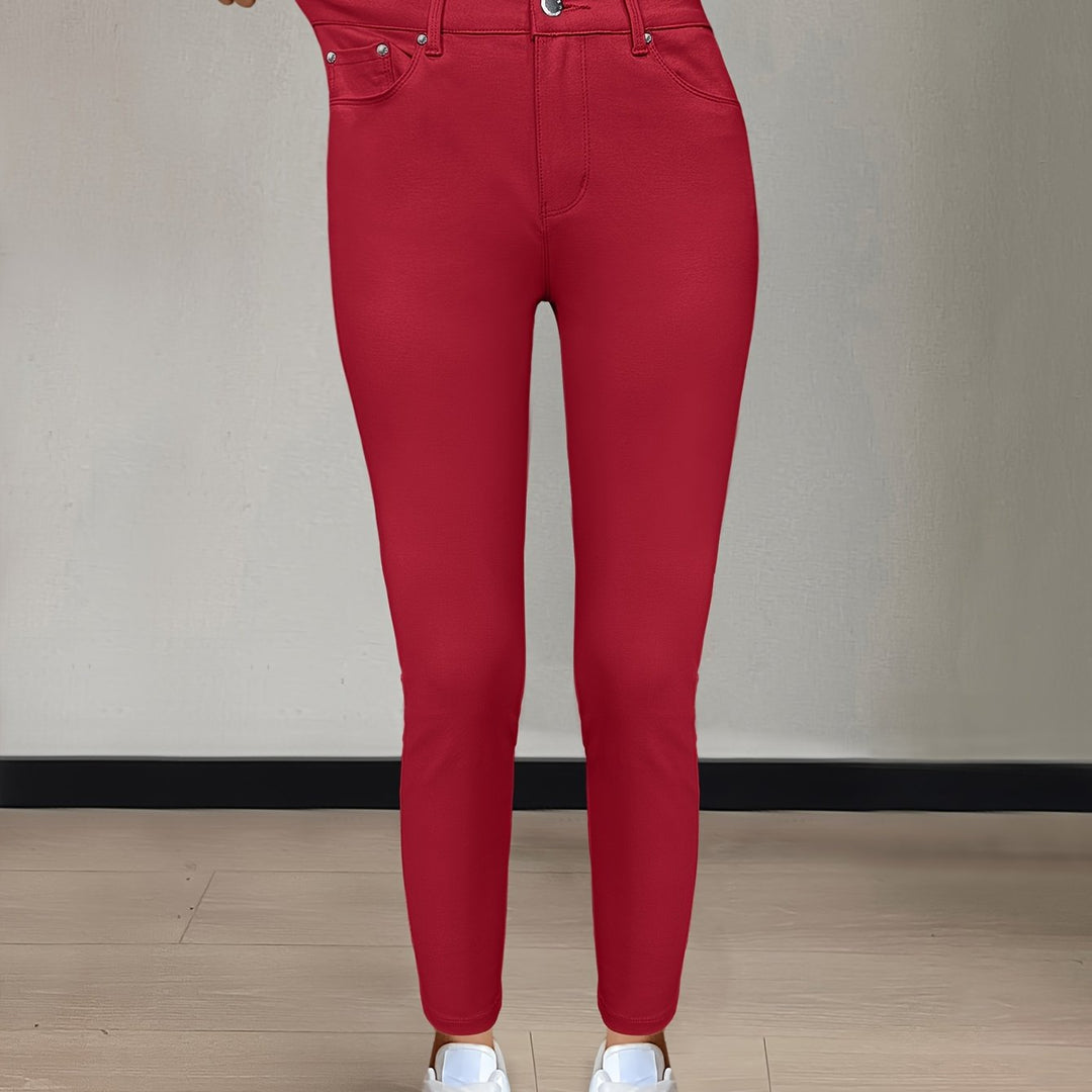 High-Waist Skinny Jeans for Women