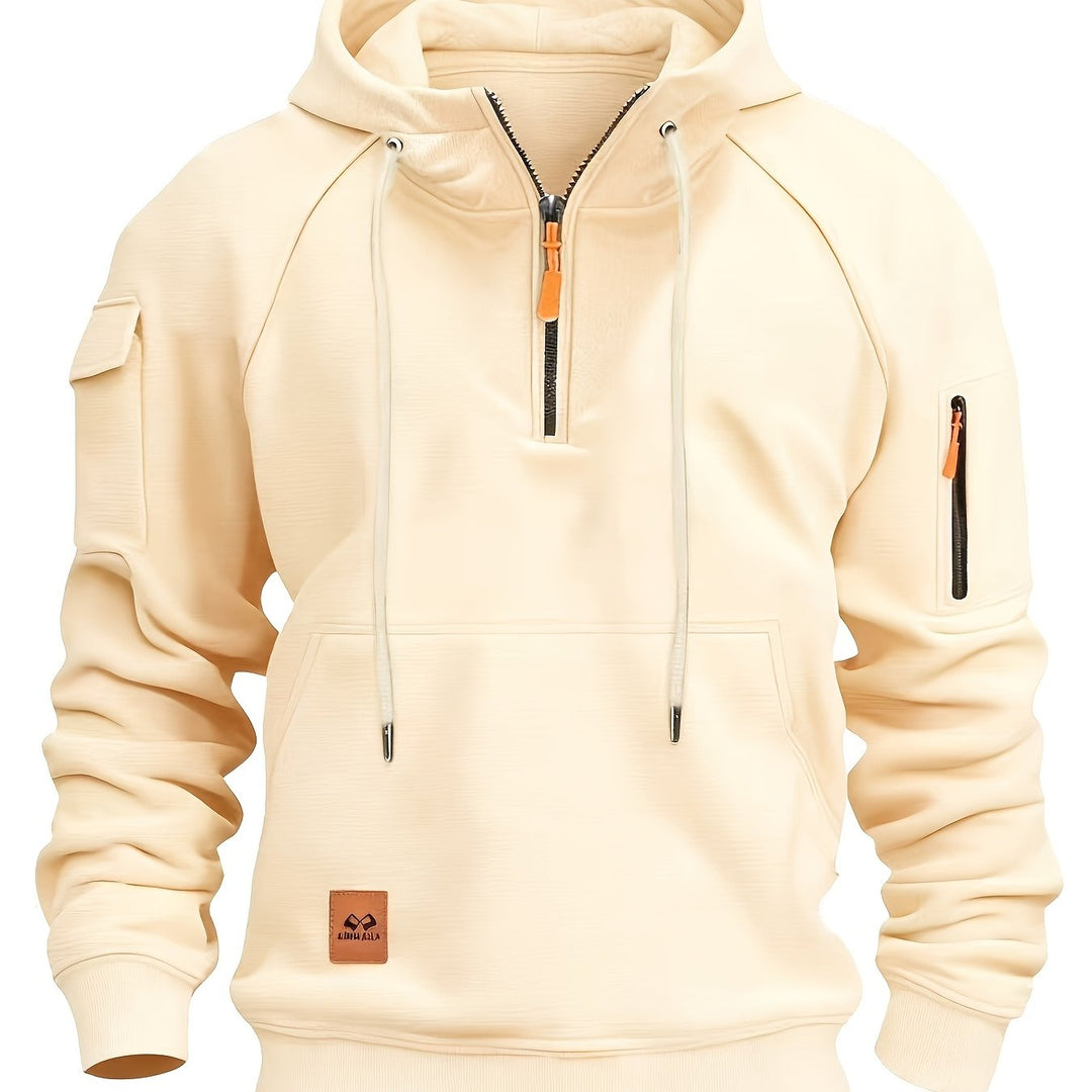 Utility Quarter-Zip Hoodie for Men