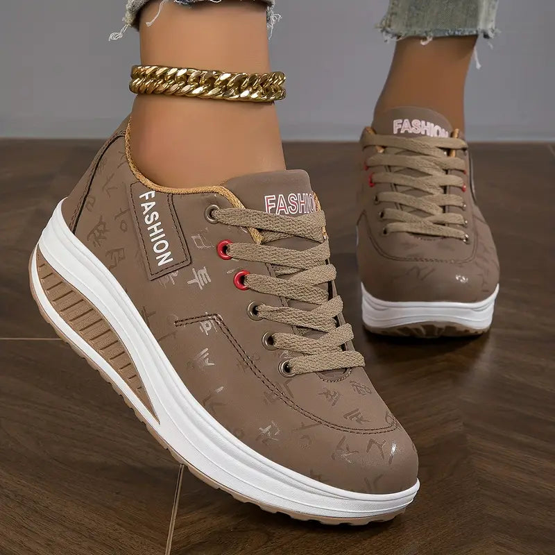 Cushioned Platform Sneakers for Women