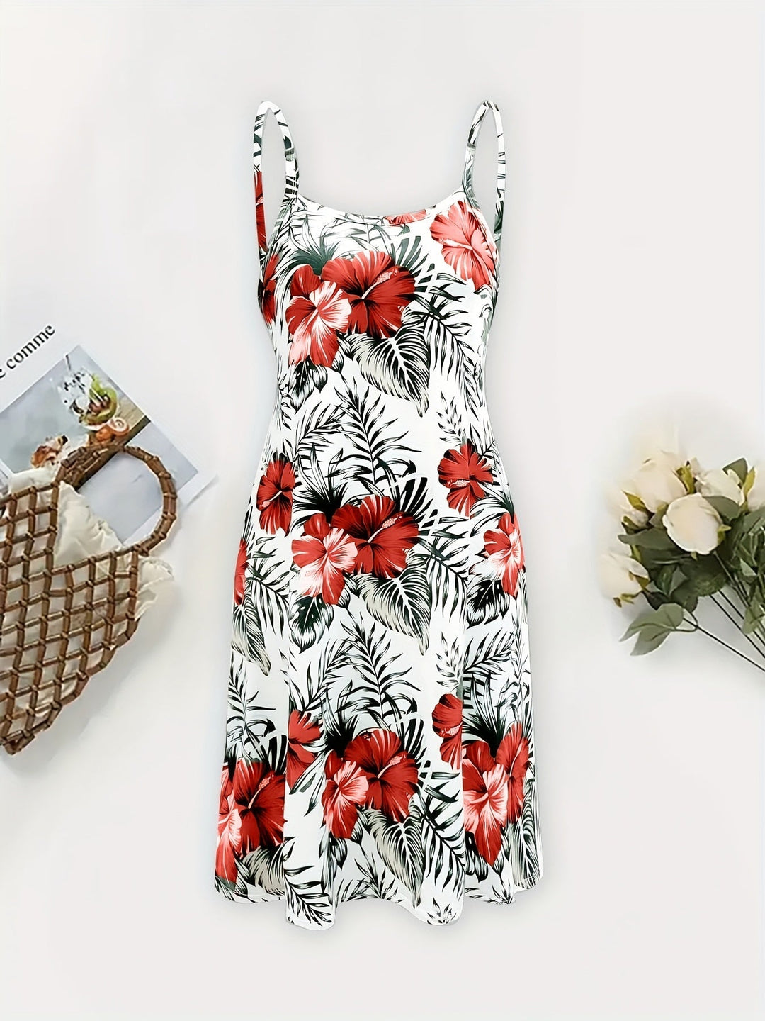 Breezy Tropical Sundress for Women