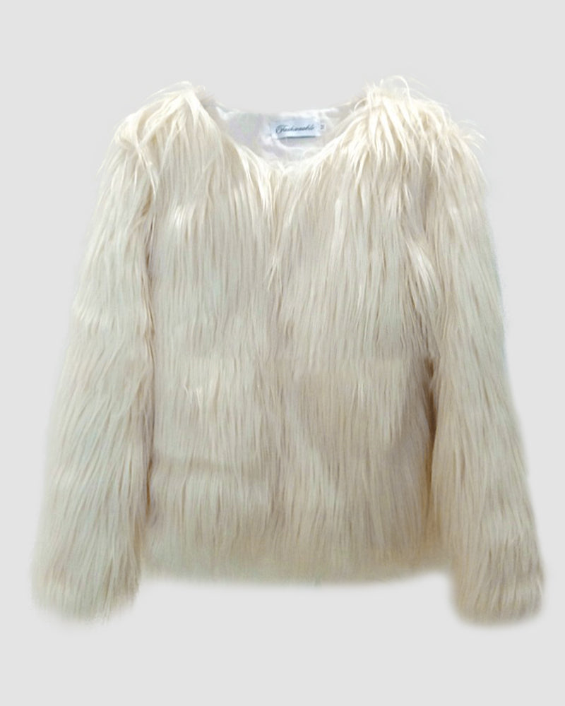 Women's Winter Coat with Lapel Collar