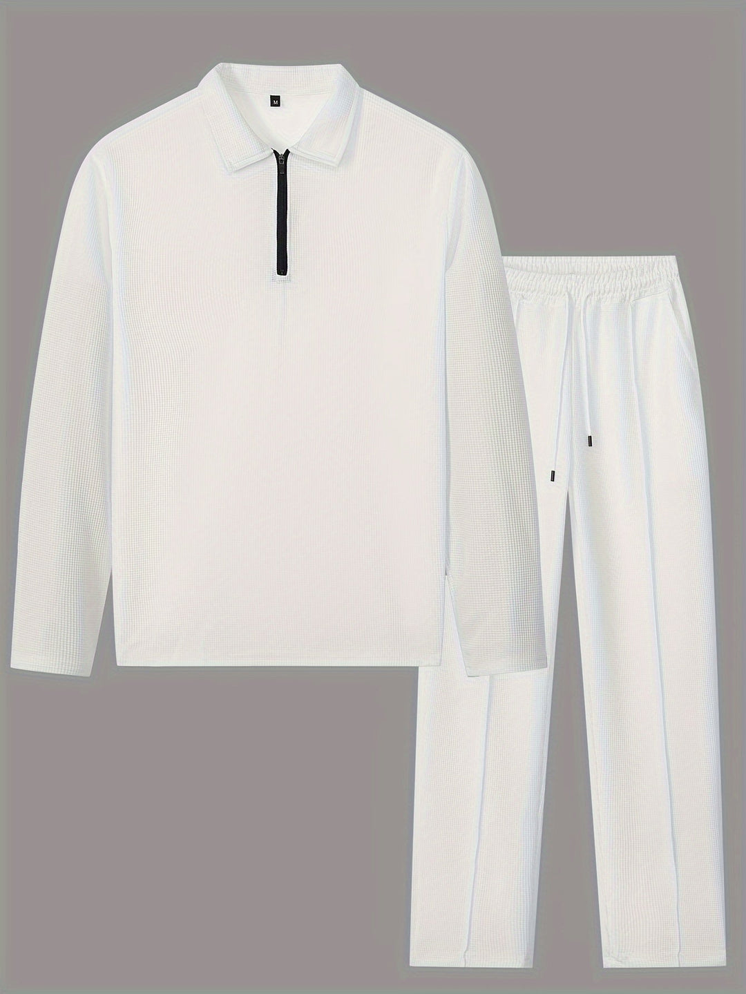 Textured Two-Piece Set, Men's Relaxed Fit