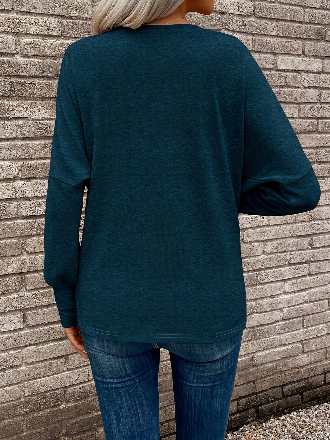 Relaxed Long Sleeve Top for Women