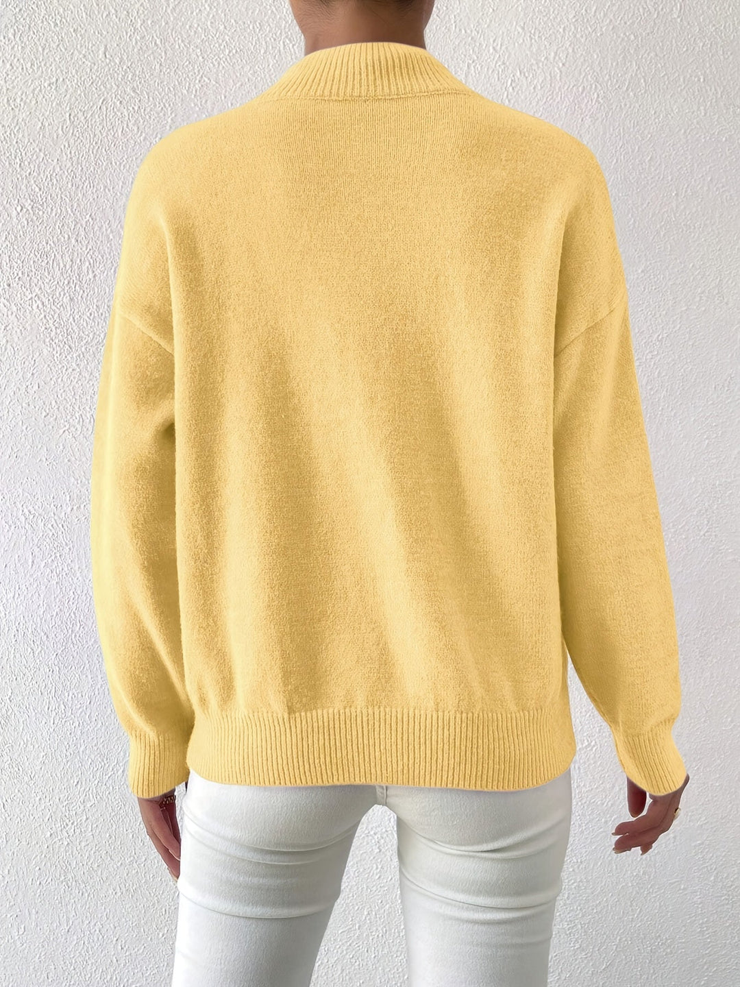 Mock Neck Sweater, Women's Refined Fit