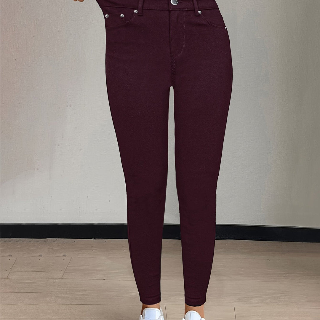 High-Waist Skinny Jeans for Women
