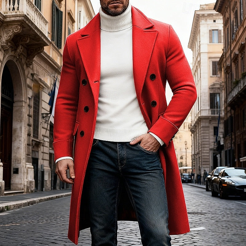 Long Overcoat, Men's Refined Fit