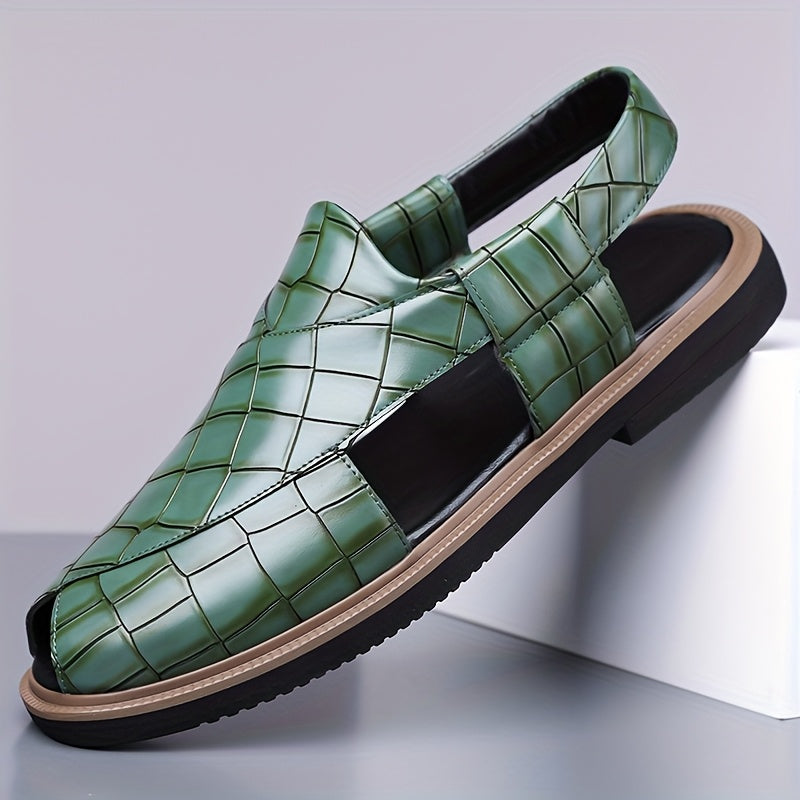 Woven-Style Comfort Sandals for Men