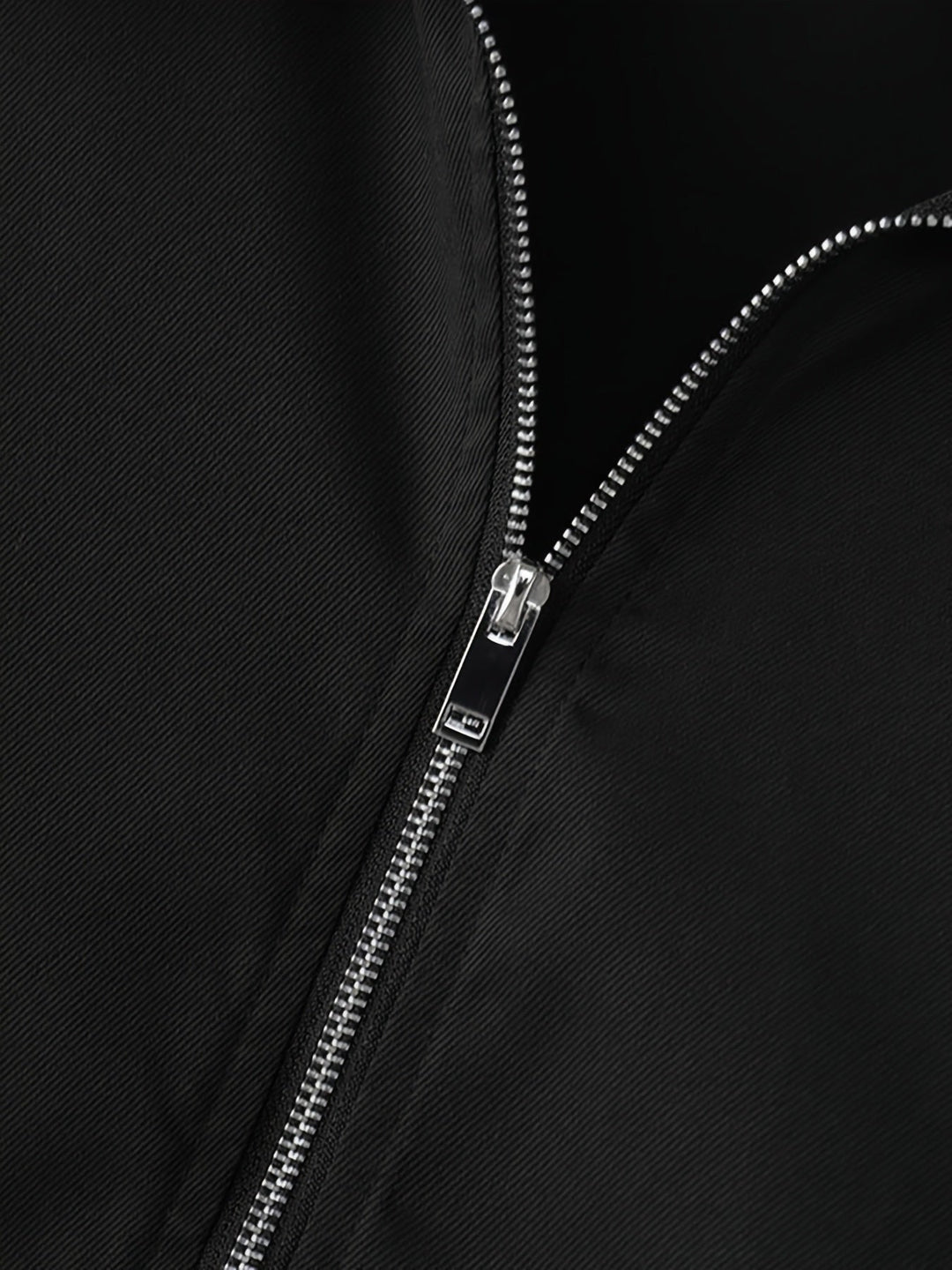 Black Modern Cropped Jacket for Men