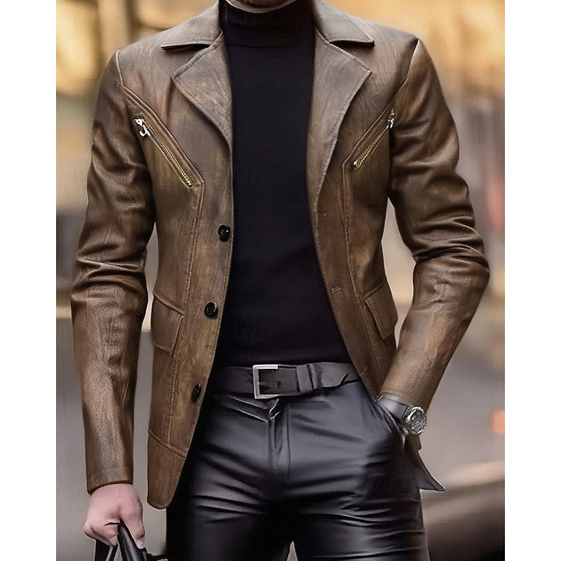 Tailored Lapel Jacket for Men