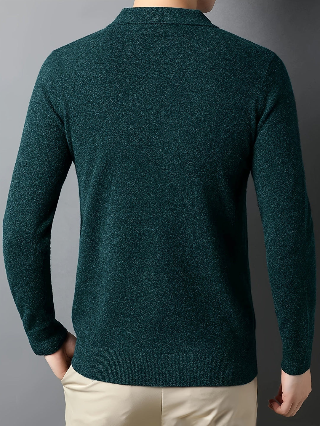 Collared Polo Shirt for Men, Refined Style